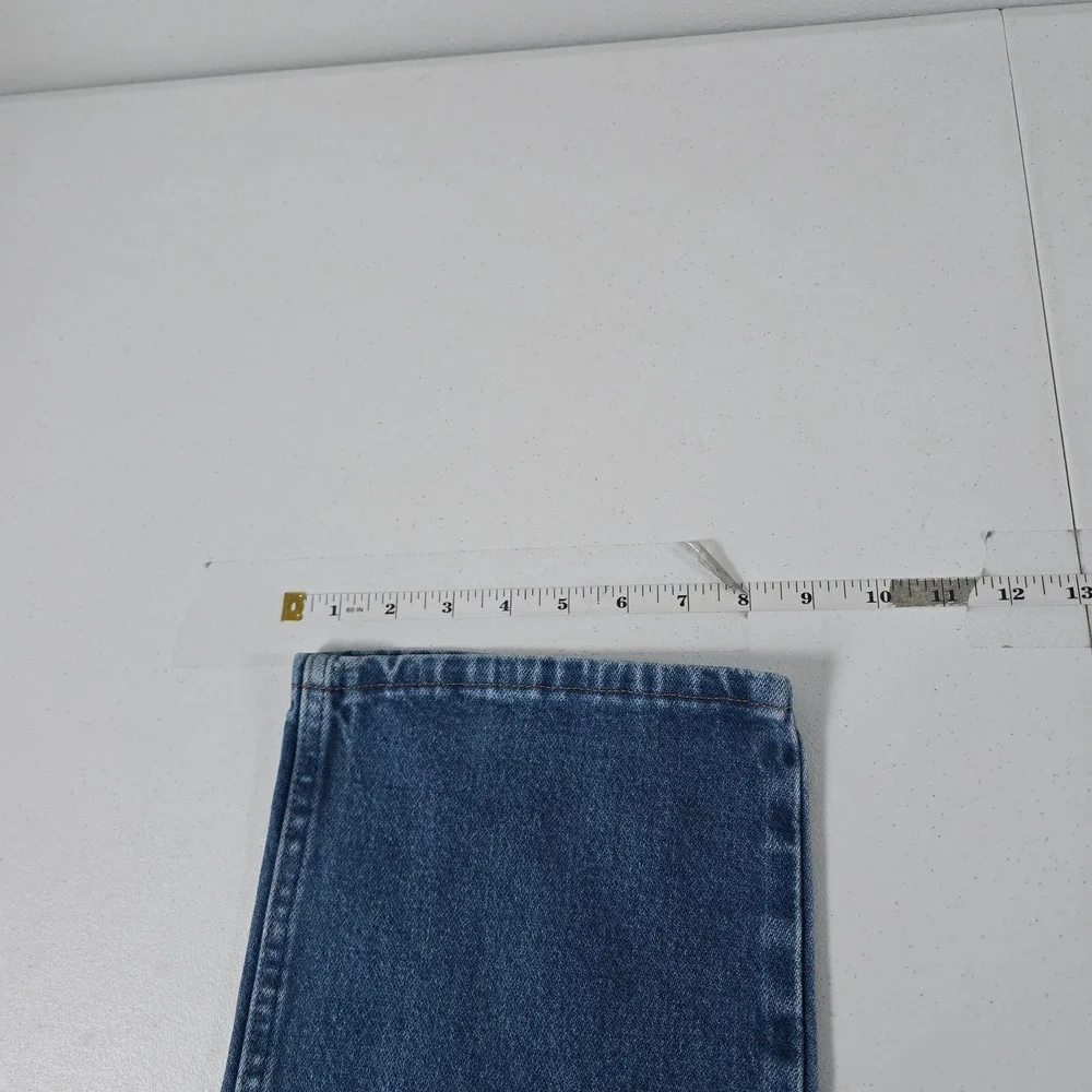 Wrangler 13MWZPW Cowboy Cut Original Fit Mens Jeans Blue 35x34 Straight Leg